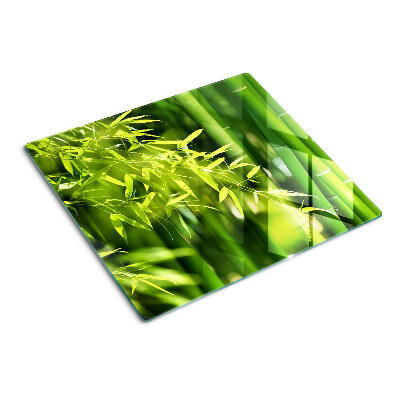 Tocător de bucătărie Frunze de bambus și frunziș verde
