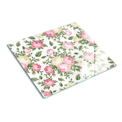 Tocător de bucătărie Model floral de trandafiri