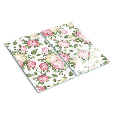 Tocător de bucătărie Model floral de trandafiri