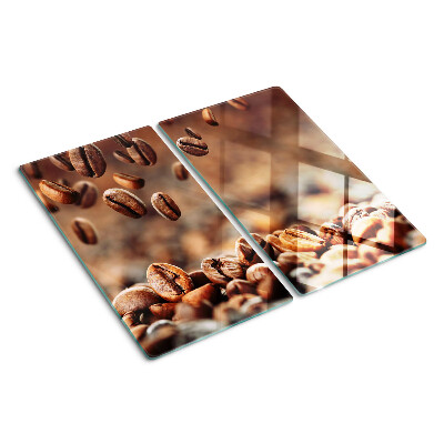 Tocător sticlă Boabele de cafea în mișcare
