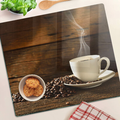 Tocător de bucătărie Cafea și o ceașcă