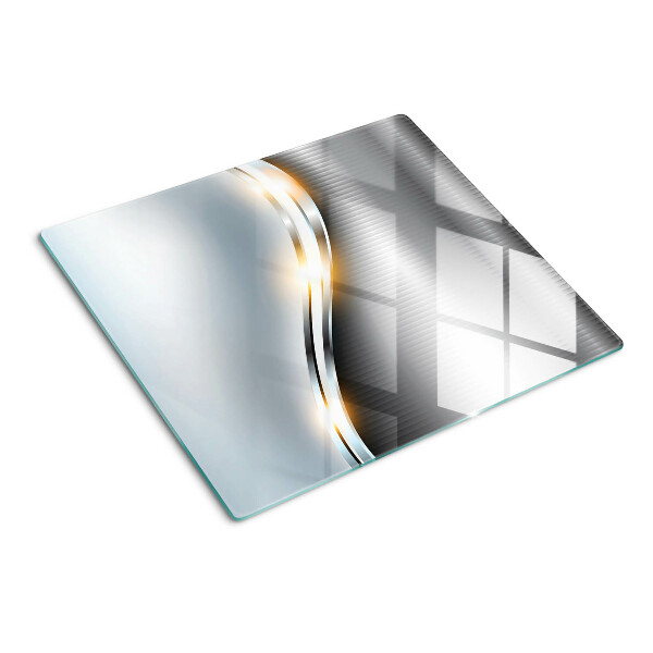 Tocător sticlă Model abstract cu linii