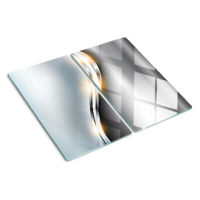 Tocător sticlă Model abstract cu linii