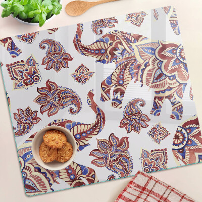 Tocător de bucătărie Model Paisley cu flori