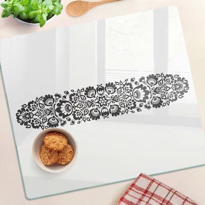 Tocător de bucătărie Motiv floral în stil popular