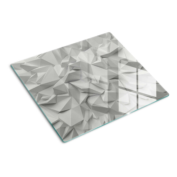Tocător de bucătărie Model 3D abstract în nuanțe de gri