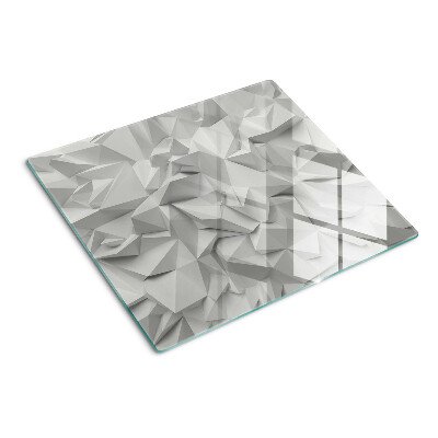 Tocător de bucătărie Model 3D abstract în nuanțe de gri