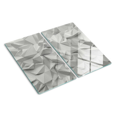 Tocător de bucătărie Model 3D abstract în nuanțe de gri