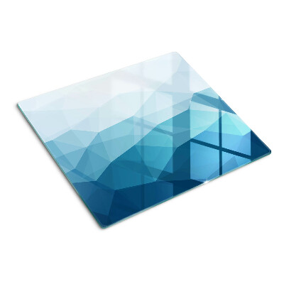 Tocător de bucătărie Gradient Triunghi Albastru