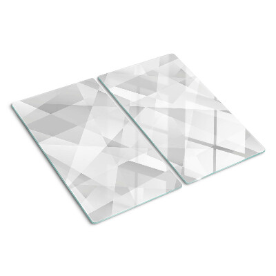 Tocător sticlă Geometrie în nuanțe de gri