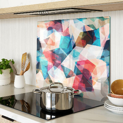 Tocător de bucătărie Geometrie abstractă în culori pastelate