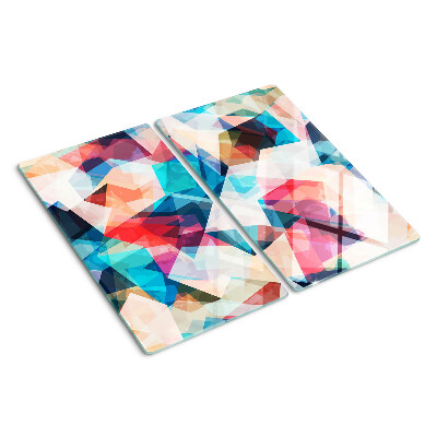 Tocător de bucătărie Geometrie abstractă în culori pastelate