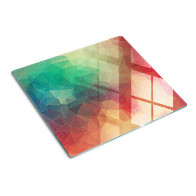 Tocător sticlă Model geometric abstract