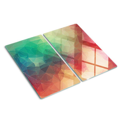 Tocător sticlă Model geometric abstract
