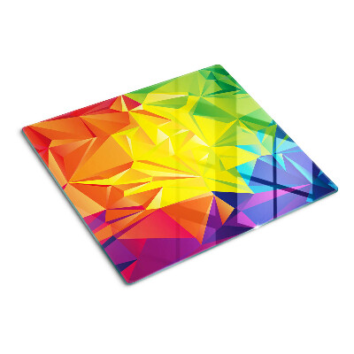 Tocător sticlă Geometria culorilor