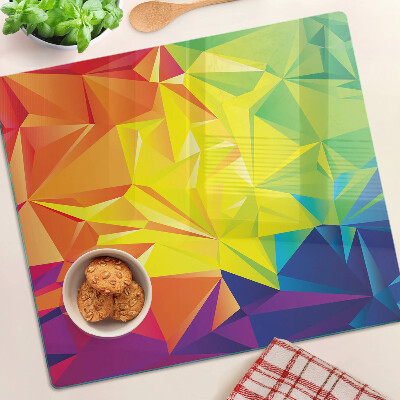 Tocător sticlă Geometria culorilor