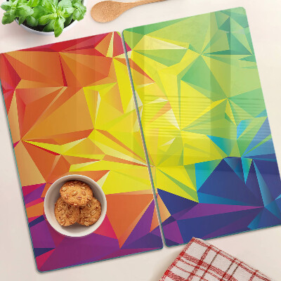 Tocător sticlă Geometria culorilor