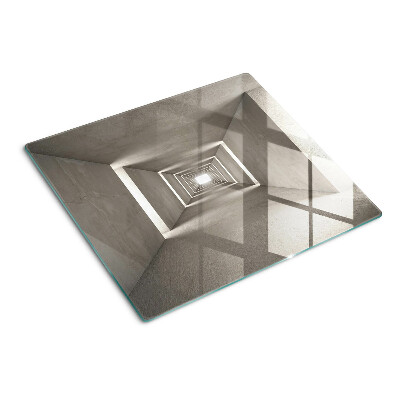 Tocător sticlă Interior geometric cu efect de adâncime