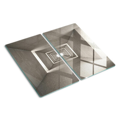 Tocător sticlă Interior geometric cu efect de adâncime