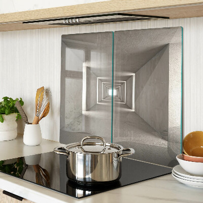 Tocător sticlă Interior geometric cu efect de adâncime