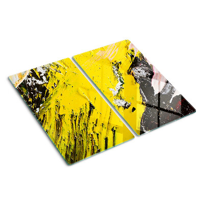 Tocător de bucătărie Peisaj abstract în culori intense