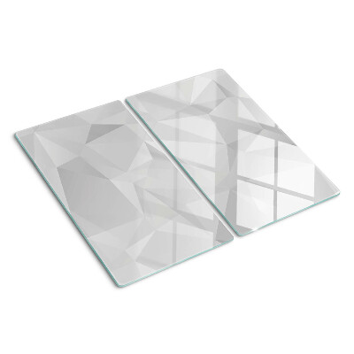 Tocător sticlă Geometrie în nuanțe de gri