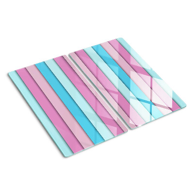 Tocător de bucătărie Geometrie în culori pastelate