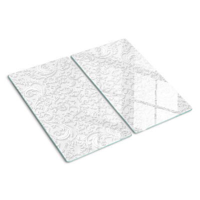 Tocător de bucătărie Model floral cu valuri