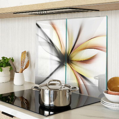 Tocător sticlă Abstract floral cu linii dinamice