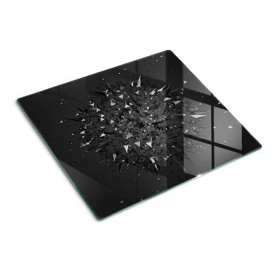 Tocător sticlă Model geometric abstract