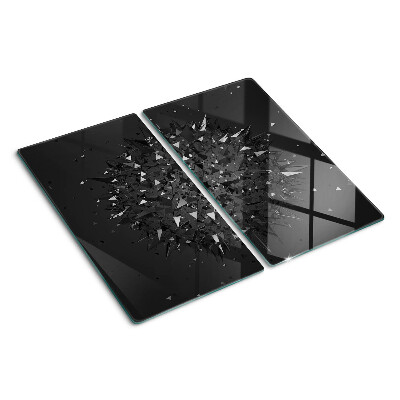 Tocător sticlă Model geometric abstract