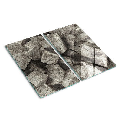 Tocător sticlă Forme geometrice abstracte