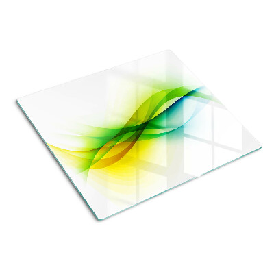 Tocător de bucătărie Valuri de culoare abstracte