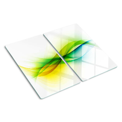 Tocător de bucătărie Valuri de culoare abstracte