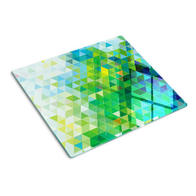 Tocător sticlă Geometria triunghiurilor colorate