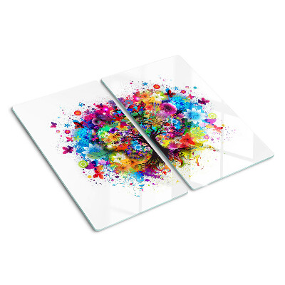 Tocător de bucătărie Copacul colorat al vieții