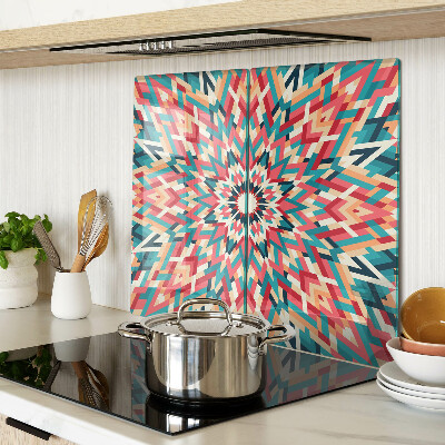 Tocător de bucătărie Mandala multicoloră