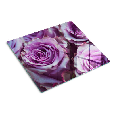 Tocător sticlă Trandafiri în nuanțe de violet