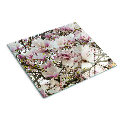 Tocător sticlă Flori de magnolie
