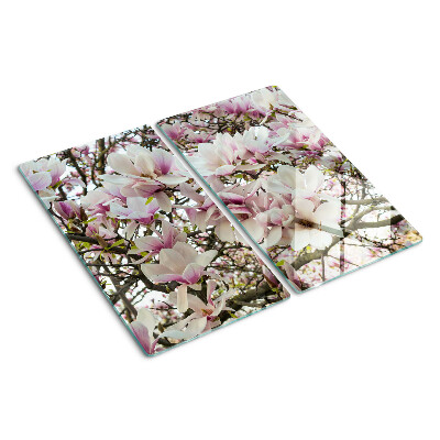 Tocător sticlă Flori de magnolie