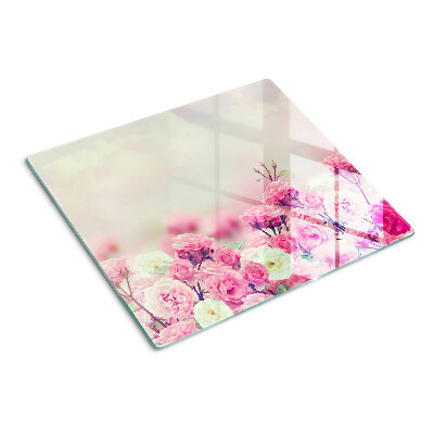 Tocător de bucătărie Motiv floral roz