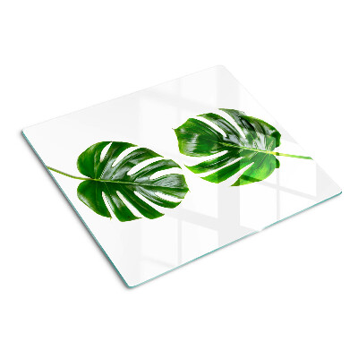 Tocător sticlă Frunze de Monstera