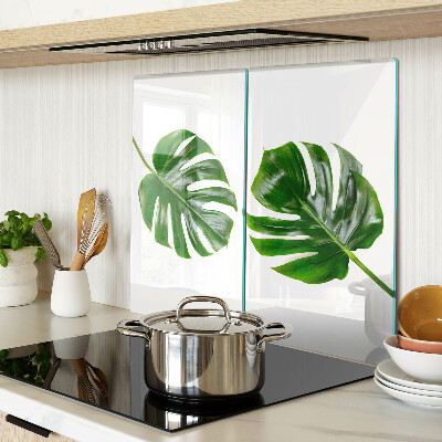 Tocător sticlă Frunze de Monstera