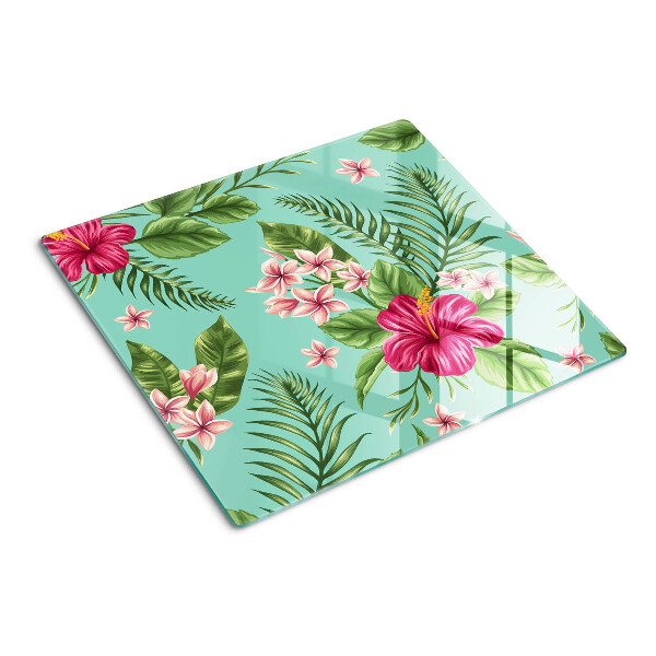 Tocător de bucătărie Model floral tropical