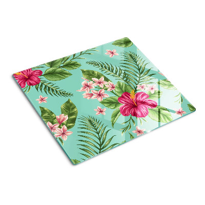 Tocător de bucătărie Model floral tropical