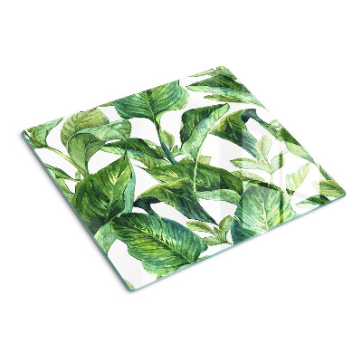 Tocător sticlă Frunze de plante tropicale