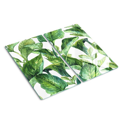 Tocător sticlă Frunze de plante tropicale