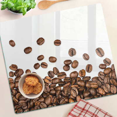 Tocător de bucătărie boabe de cafea