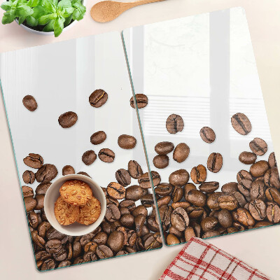 Tocător de bucătărie boabe de cafea