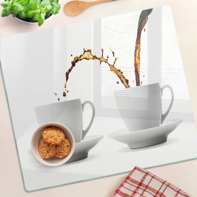 Tocător sticlă Cafea în cești